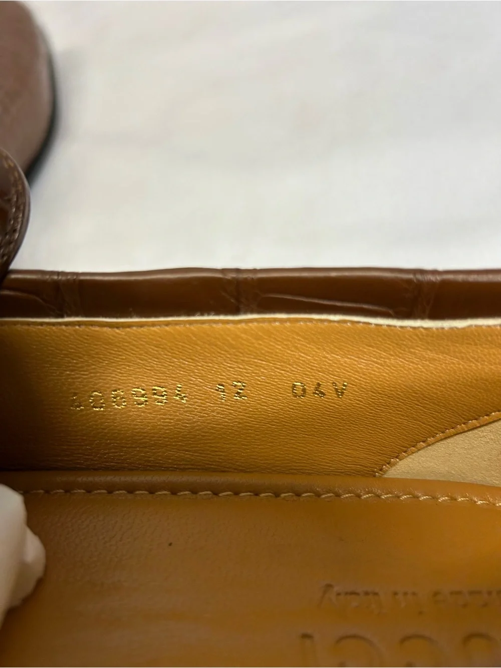 Gucci Men's Gucci Jordaan crocodile loafer
